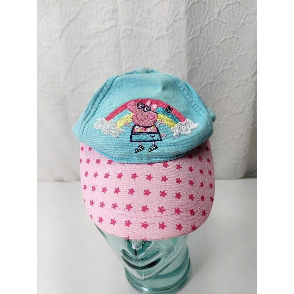 Peppa Pig with Rainbow Child Size Hook n Loop Hat